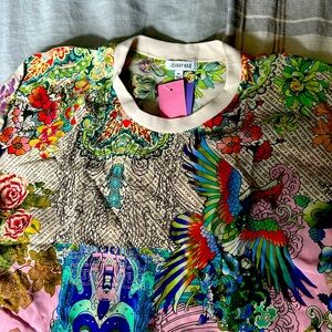 Johnny Was silk pajamas size XS